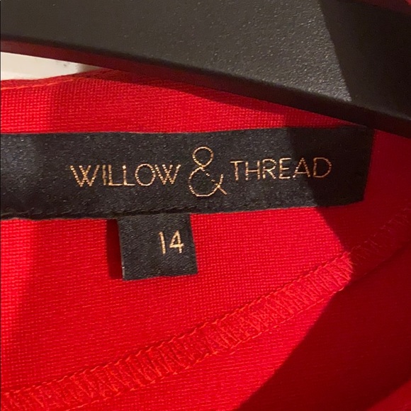 Red dress / casual / work dress - Picture 2 of 3